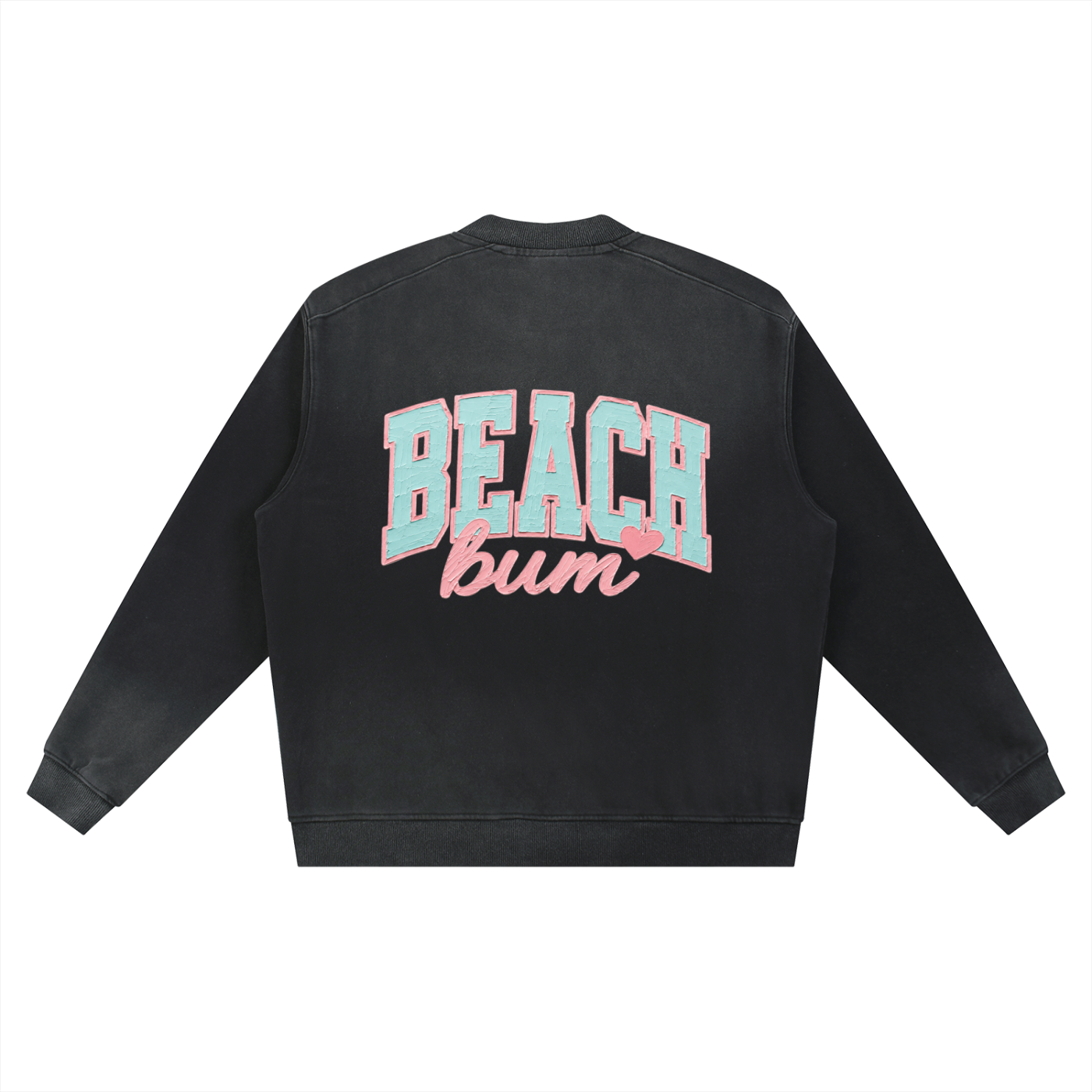 Sun Fade Heavyweight Baseball Jacket