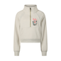 Cropped Half-Zip Sweatshirt