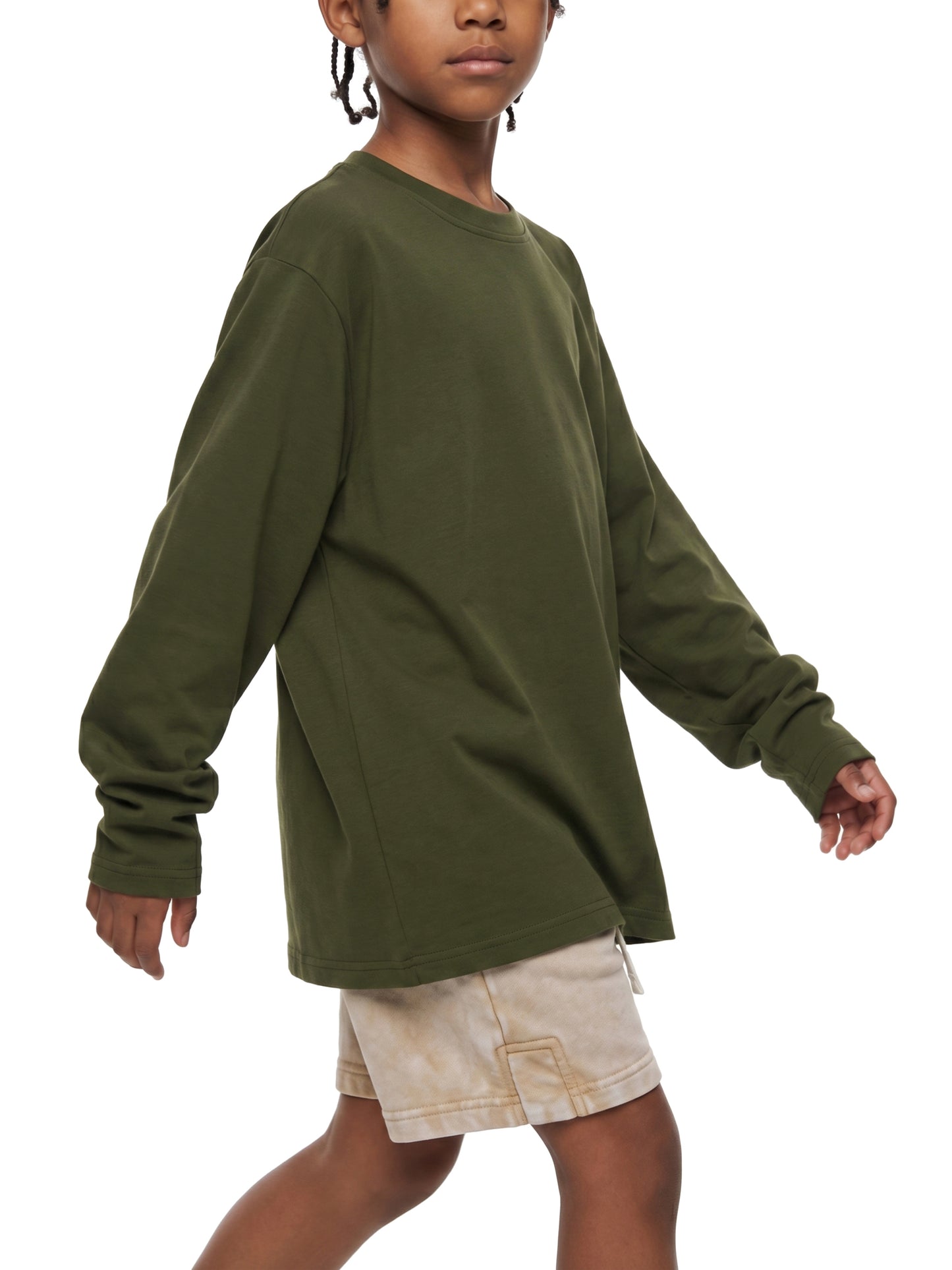 Kid's Drop Shoulder Long Sleeve T-Shirt