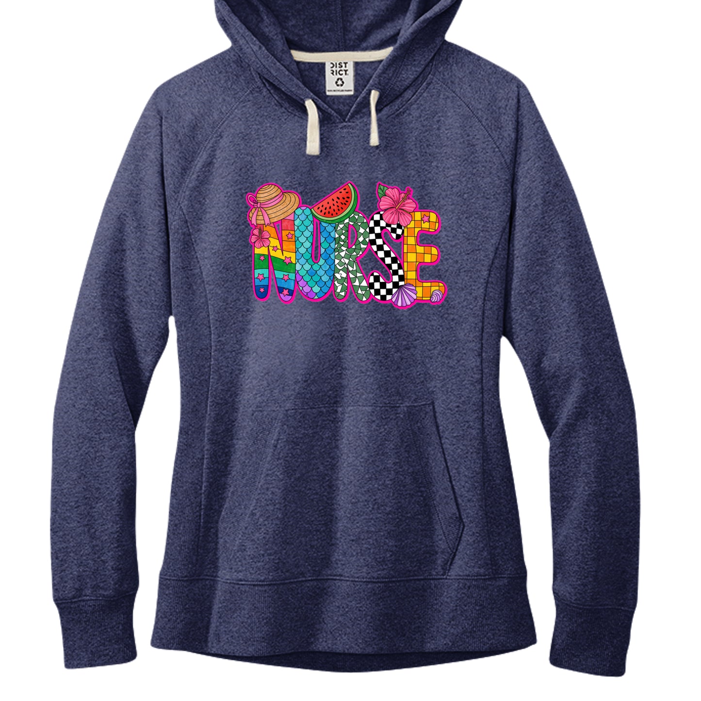 Heathered Navy - DT8101 - FRONT